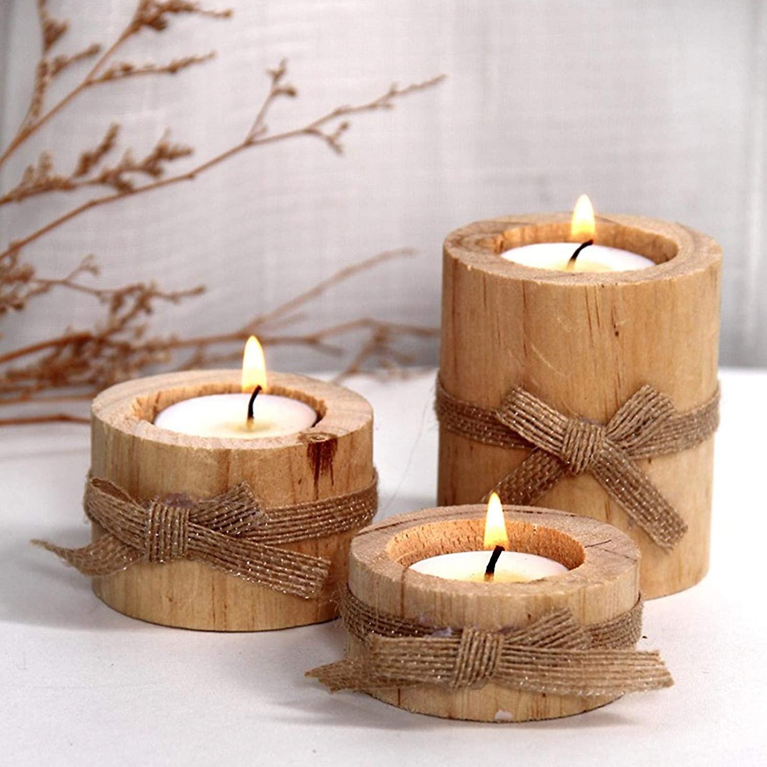 Wooden Candle Holders, Wood Candle Holders, Wooden Candle Holders
